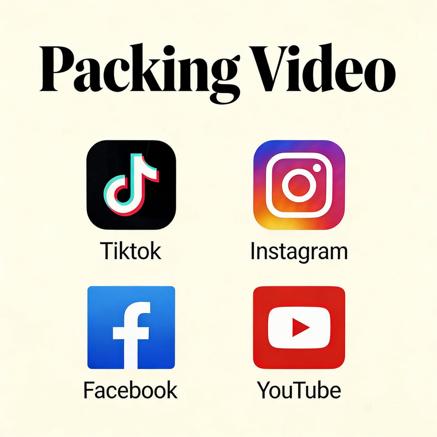 Packing Video of Your Order 🎬 Your Scoop on Camera