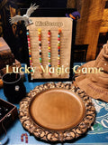 Mia's Lucky Magic Scoop: the magic chart, the cauldron and the tray